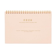 Planner 2026 Schedule Book January Start Monthly Block A5 Size Notebook Calendar Magnet Black Marks 