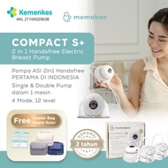 MOMABAE – COMPACT S+  – 2 IN 1 Handsfree Breast Pump / Pompa ASI Elektrik / Breast Pump Electric / P