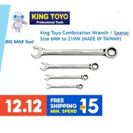 King Toyo Combination Wrench / Spanar Size 6MM to 21MM (MADE IN TAIWAN)
