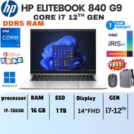 HP EliteBook 840 G9 DDR5 RAM Intel Core i7-1265U 12th Gen FHD 14" Laptop Intel Iris Xe Graphics 32GB