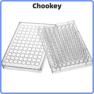 RODAROLA 1/5Pcs Tissue Culture Plate,  96 Well Experiment Instrument Tools, Durable Plastic Flat Bot