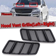 【sought-after】 2pcs Car Front Hood Vent Grille Air Flow Intake Hood For Mercedes Benz W166 Gl Gl350 