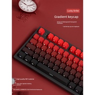 keycaps Hongyun Dang head side engraved PBT gradient transparent magnetic axis keyboard key cap 87/1