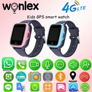 Wonlex 4G Kids Android 8.1 Smart Watch With Math Game Video Call GPS LBS WIFI Location SOS Waterproof Baby GPS Smart Watch WhatsAPP