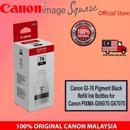 Original Canon GI-76 INK (Pigment Black/Cyan/Magenta/Yellow) GI76 Toner Ink Bottles for Canon PIXMA