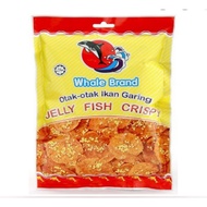 Whale Brand Jelly Fish Crisp/Otak-Otak Ikan Garing  [HALAL]/酥脆魚酥 (90GM/PKT)