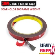 3M ORIGINAL SUPER HEAVY DUTY DOUBLE SIDED TAPE FOR INDUSTRIAL / CAR PLATE / WALL USAGE