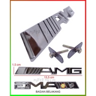 AMG Full Chrome Grill Logo Emblem Best Quality