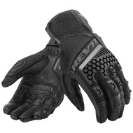 New Revit Sand 3 Trial Motorcycle Adventure Touring Ventilated Gloves Genuine Leather Motorbike Raci