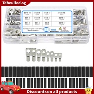 [In Stock]220Piece Bare Ring Terminals Lug Seal Battery Wire Connectors Cable Crimped SC4-SC25