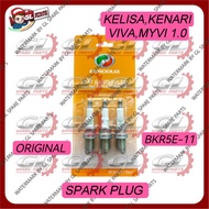 PERODUA KELISA KENARI MYVI 1.0 VIVA 660,850,1.0 SPARK PLUG ORIGINAL BKR5E-11 (9004A-91002-Z02) (3PCS
