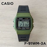 CASIO F-91WM-3A 綠色 F-91W F91W