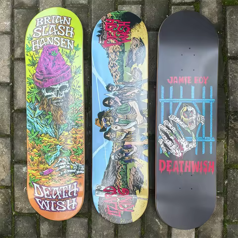 Durable Skateboard Deck 100% Canadian Maple Construction Double Rocker Skateboard Hot Sale Sizes 7.7