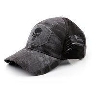 Punisher Pattern Cap Sun Hat Camouflage For Soldiers Police Volunteers There Is A Size Of Velcro. 55