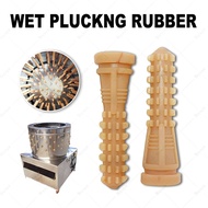 50Pcs Chicken plucker rubber finger for Chicken dresser plucker machine Removal Machine Glue Stick