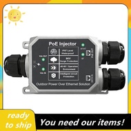 3 Port 2.5G Gigabit Solar-Powered PoE Injector Outdoor IP67 Waterproof POE Repeater 9-57Vdc Max35W