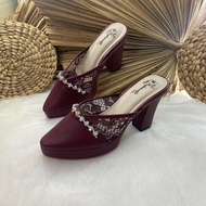 Alexna burgundy 9cm Beautiful Party Shoes