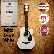 Mito 38" Inch MG-38 & JG-38 & D-38 Series AC Acoustic Guitar Folk Guitar # Gitar Kapok F310 Tuner Ca