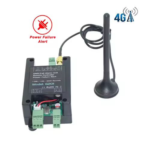 Smart GSM SMS/Call 4G Gate Opener/Environmental Monitoring Alarm G201 Remote Controller Power Failur