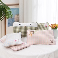 Children Ramie buckwheat pillow 0-1 year old newborn baby latex styling pillow 3-6-9 kindergarten Cassia pillow