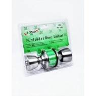 Cylindrical Door Knob Entrance Lockset with 3 keys