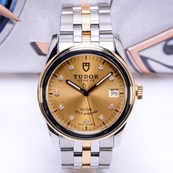 Tudor/m55003 TudorJunqi Series Scale Diamond Date Display36mm Champagne Plate Automatic Men's Watch