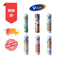 [100% Fresh Stock] Vtech VT202 VT222 VT230 VT240 Silicone Sealant / Wainscoting Construction Adhesiv