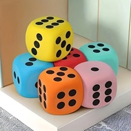 Gotofar 6/8CM Giant EVA Foam Dice Rounded Corner Six-Sided Large Dice Gaming Dice Toy Board Game Pro
