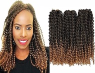 9 Bundles/Lot Haolocs Marlybob Crochet Braids Hair Short Passion Twist Synthetic Curly Braiding Hair
