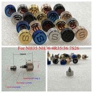 Watch Crown Watch Accessories Replacement Part for NH35 NH36 4R35/36 7S26