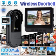 Wireless Doorbell With Camera Night Vision Intercom Video Doorbell WiFi Security Smart DoorBell Wire