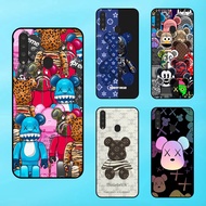 Samsung A20S Phone Case With Black Bezel Bear Be @rBrick