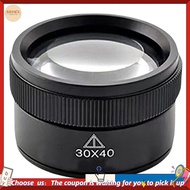 【W3SG】Jewelers Eye Glass 40X30 Loupe - Portable Magnifying Loop for Jewelry Repair and Inspection, P