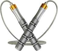 Jump Rope for Men Women KidsPremium Quality Jumprope with Dual Ball Bearing - 360 Degree Spin -Skipp