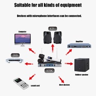 Handheld Wireless UHF Microphone System 2 Mic KTV Bass Karaoke Audio Wireless Microphone for Karaoke with LED DisplayMY