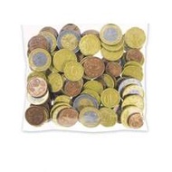 80pcs Euro Coin Set, Children's Euro Play Coins, Educational Game, Cash Register, Learning Toy For K