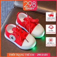 Girls' sneakers, Children's sneakers, Fashionable boys' sneakers 1-5 years old, with Led lights G003