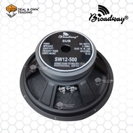 Broadway SW12-500 12" 500W SUB 2.7" VCoil Subwoofer Speaker