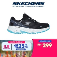 Skechers Women GOrun Trail Altitude 2.0 Ravine Shoes - 129525-BKAQ Air-Cooled Goga Mat Water Repelle