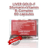 LIVER GOLD-F Silymarin Plus Vitamin B Capsule (By 10's or 60's)