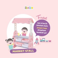 DISKON TERBATAS IBEBE forest MARKET ibebe stall market playroom ibebe