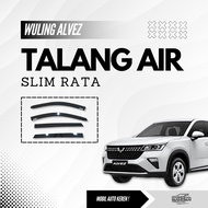 WULING ALVEZ Black Slim Flat Car Gutter WULING ALVEZ Black Slim WULING ALVEZ DOOR VISOR SLIM PREMIUM