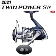 NEW 2021 Original SHIMANO TWIN POWER SW Seawater Fishing Reels 4000 5000 6000 8000 10000 14000 Endurance Wheel Made In Japan