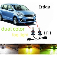 dual color For suzuki Ertiga 2012 2013 2014 2015 2016 2017 2018 2019 2020 - 2pc 6000K LED Headlight 