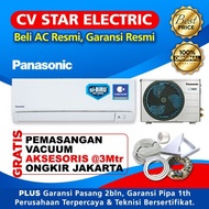 AC PANASONIC 2 PK BIRU DELUXE CS-PN18WKJ + PASANG / INSTALASI