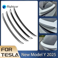 For Tesla Model Y Juniper 2025 Accessories ABS Spoiler Rear Trunk Lip Spoiler & Wings for Tesla New 