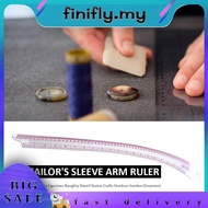 [finifly.my] Plastic Curve Measuring Ruler Sleeve Arm French Curve Sewing Ruler Tailor Tools Multifu