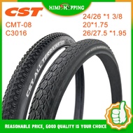 1PC CST 20-inch bicycle tire 26x1-3/8 20 * 1.75 MTB BIKE TYRE C3016 mountain bike 24 * 1 3/8 outer tire Not Foldable wear-resistant Bicycle Accessories