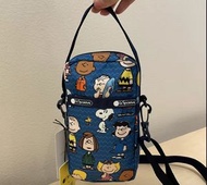 lesportsac x snoopy peanut 手機袋 斜揹/手提