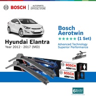 Bosch Aerotwin Retrofit U Hook Wiper Set for Hyundai Elantra MD 5th Gen (26"/14")